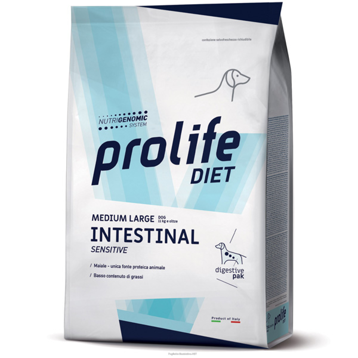 Cerca Offerte di prolife dog diet intestinal sensitive cibo secco per cani taglia media/grande sacco 8kg prolife e acquista online