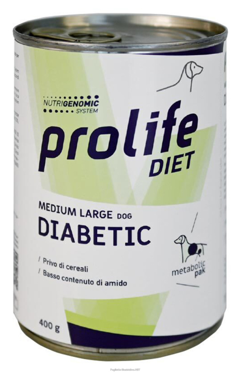 Cerca Offerte di prolife dog diet wet diabetic sensitive cibo umido per cani taglia media/grande lattina 400g 197b e acquista online