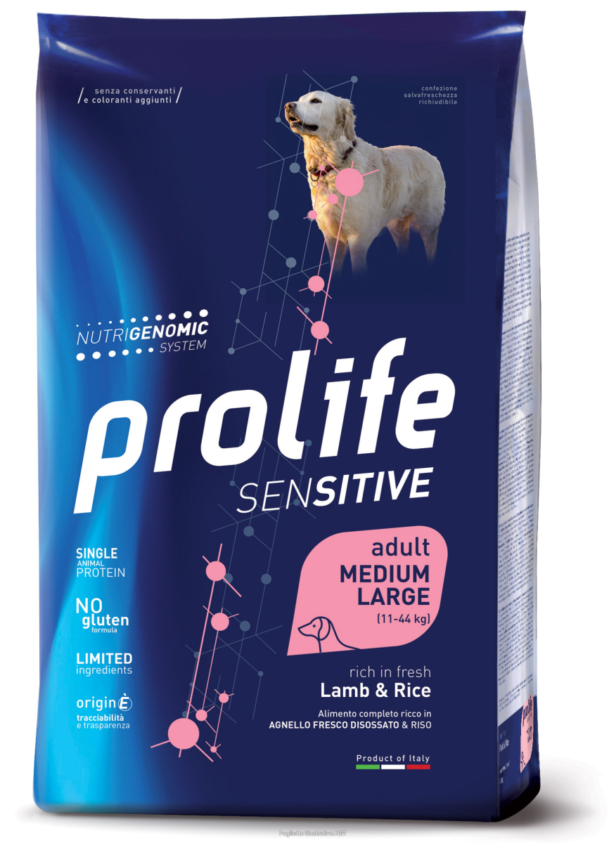 Cerca Offerte di prolife dog sensitive lamb & rice cibo secco per cani adulti taglia media/grande sacco 10 kg 197b e acquista online