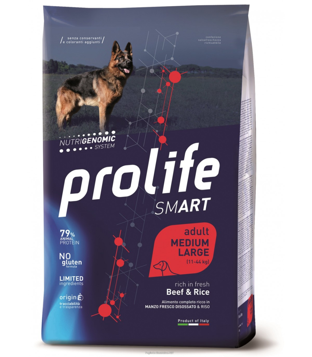 Cerca Offerte di prolife dog smart beef & rice cibo secco per cani adulti taglia media/grande sacco 12 kg 197b e acquista online