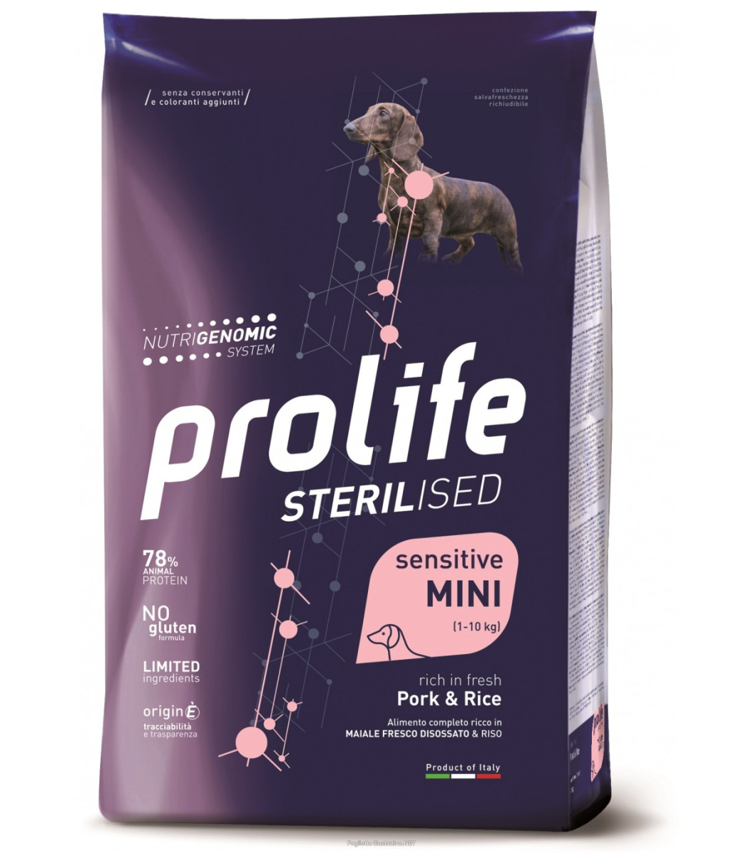 Cerca Offerte di prolife dog sterilised sensitive maiale e riso cibo secco per cani taglia piccola sacco 2kg e acquista online
