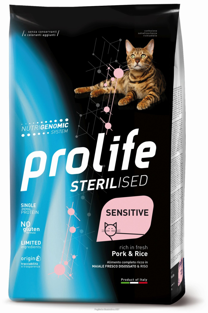 Cerca Offerte di prolife gatto sterilised sensitive adulto maiale & riso 400 gr e acquista online