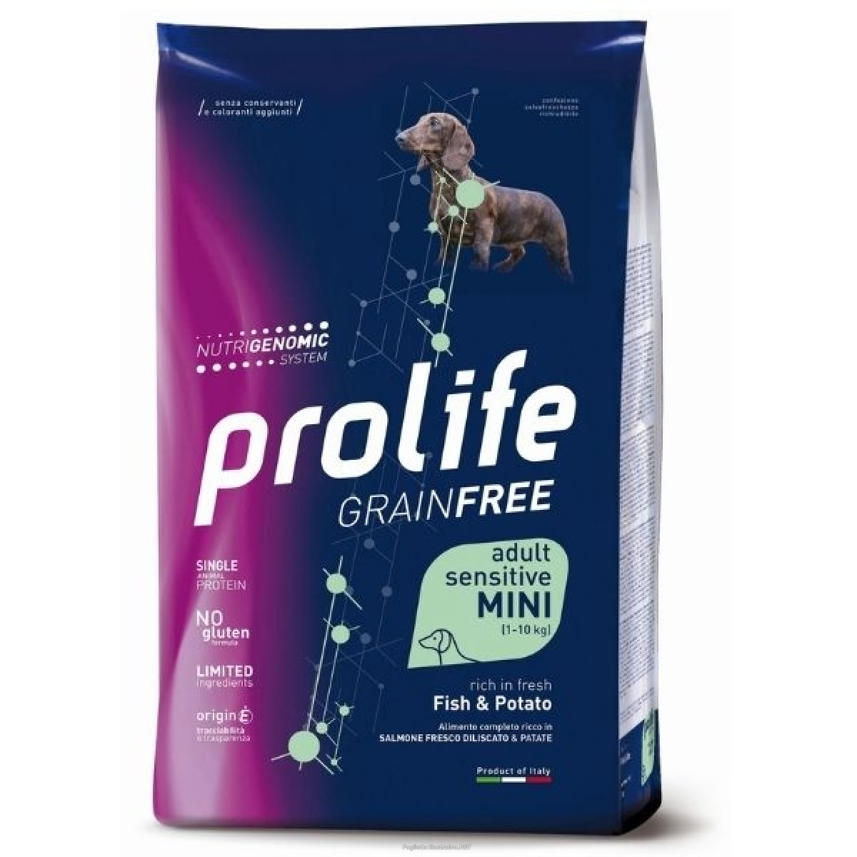 Cerca Offerte di prolife grain free adult sensitive fish & potato cibo secco per cani taglia piccola sacco 2 kg 197b e acquista online