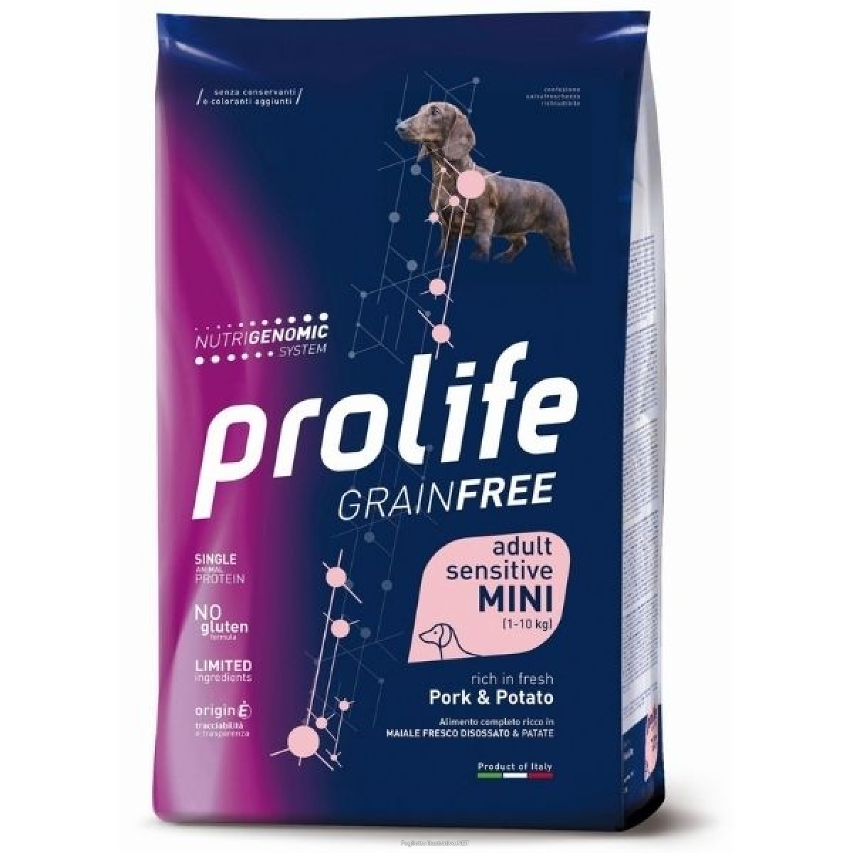Cerca Offerte di prolife grain free adult sensitive pork & potato cibo secco per cani taglia piccola sacco 2kg prolife e acquista online
