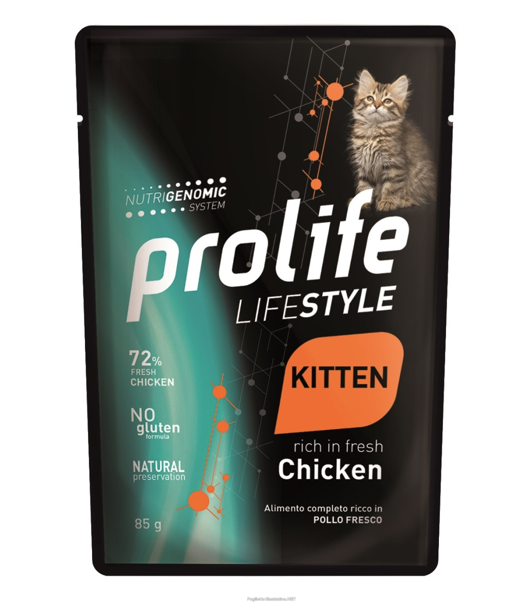 Cerca Offerte di prolife life style pollo fresco cibo umido per gattini bustina 85g 197b e acquista online