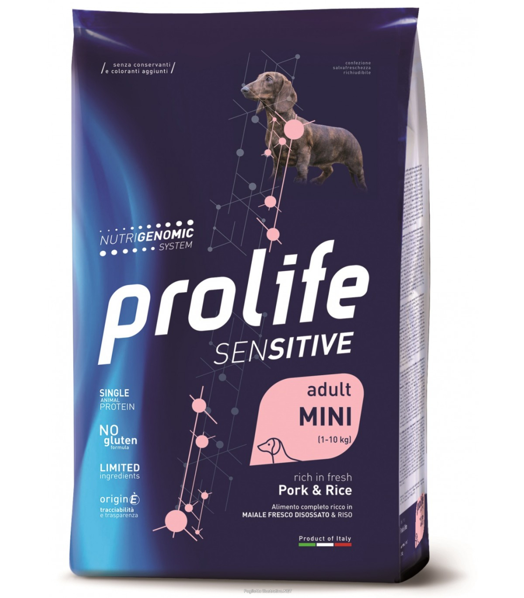 Cerca Offerte di prolife sensitive adult mini pork & rice cibo secco per cani taglia piccola sacco 2 kg 197b e acquista online