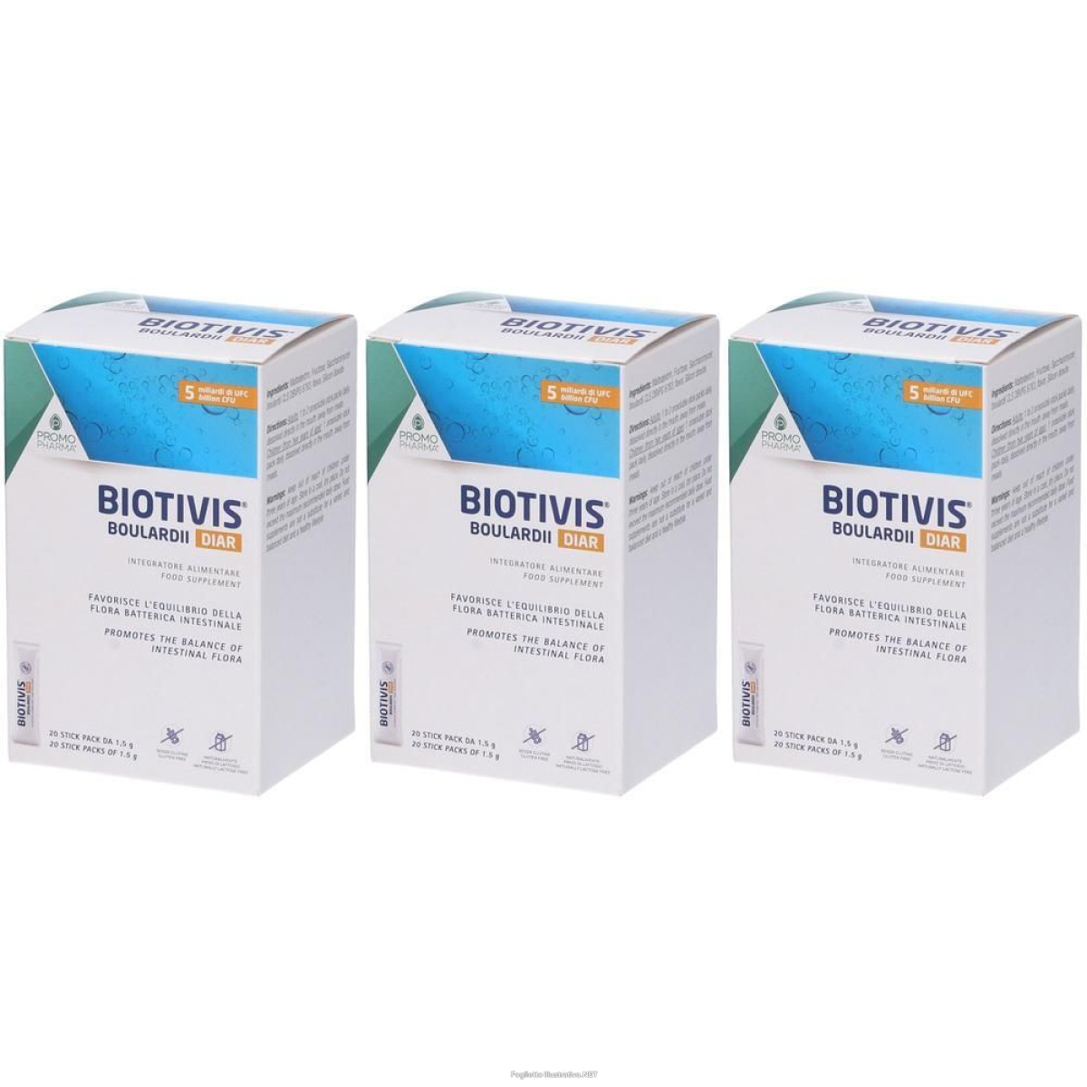 Cerca Offerte di promopharma® biotivis boulardii diar stick pack 3x30 g polvere per sol e acquista online