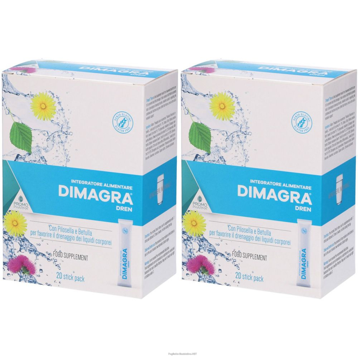 Cerca Offerte di promopharma® dimagra® dren stick set da 2 2x20x15 ml e acquista online