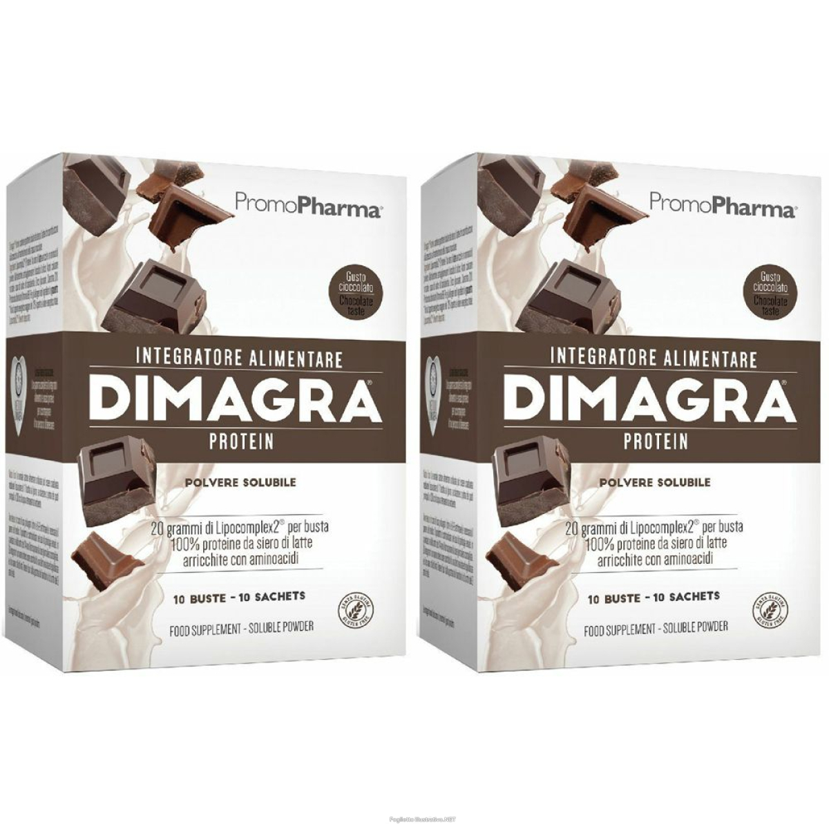 Cerca Offerte di promopharma dimagra® protein cioccolato set da 2 2x220 g polvere per s e acquista online