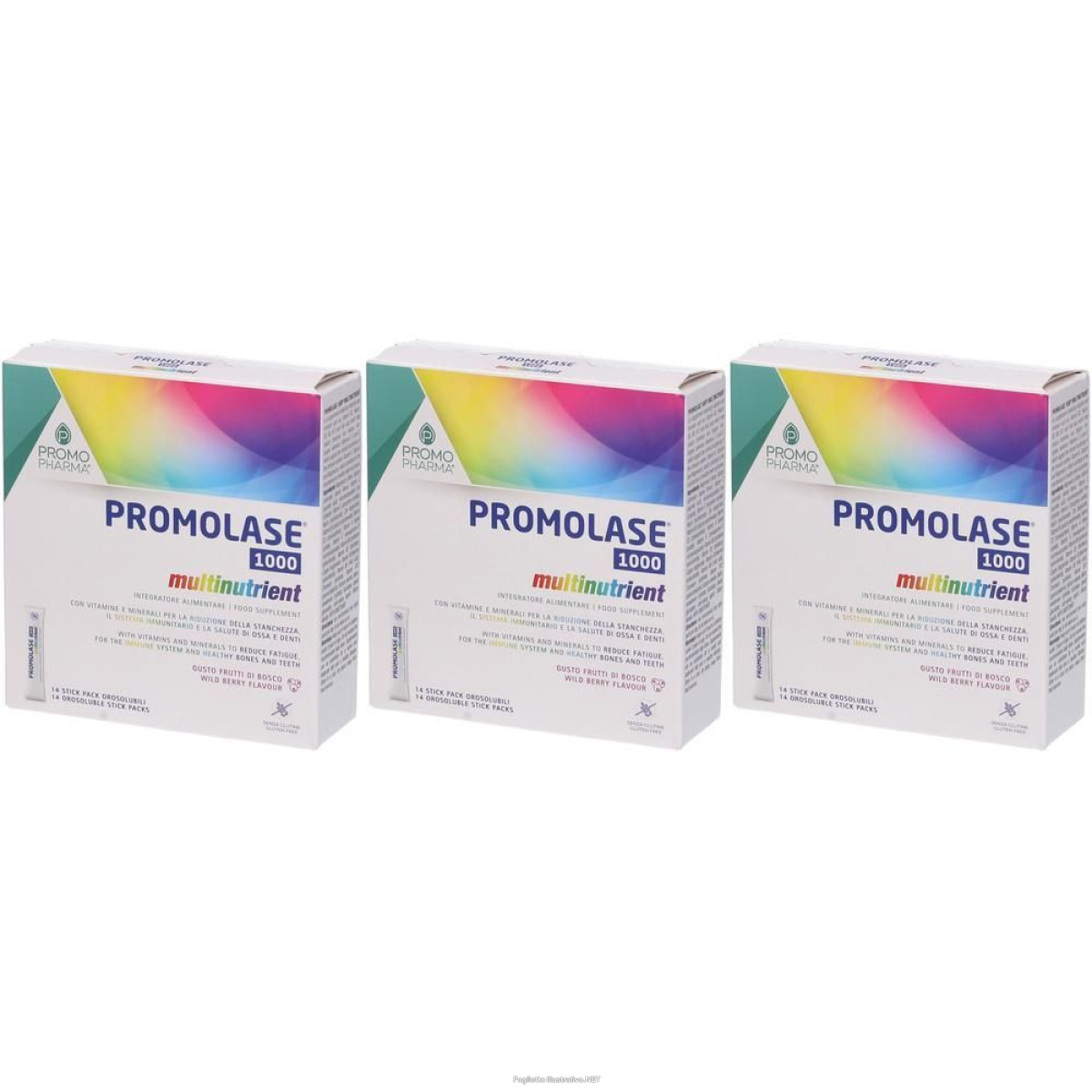 Cerca Offerte di promopharma promolase 1000® multinutrient stick pack orosolubili 3x42 e acquista online
