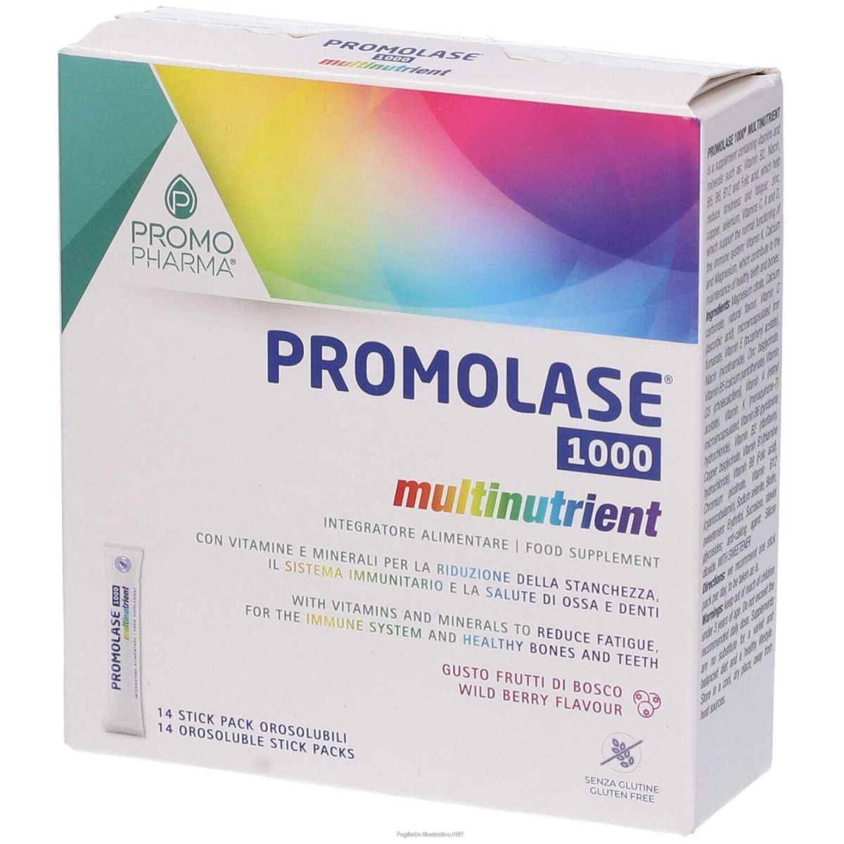Cerca Offerte di promopharma promolase 1000® multinutrient stick pack orosolubili 4x42 e acquista online
