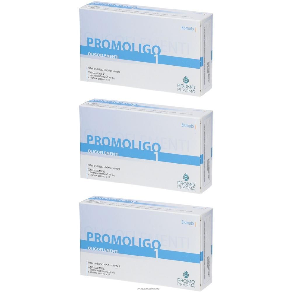Cerca Offerte di promopharma® promoligo 1 bismuto oligoelementi 3x20x2 ml fiale e acquista online