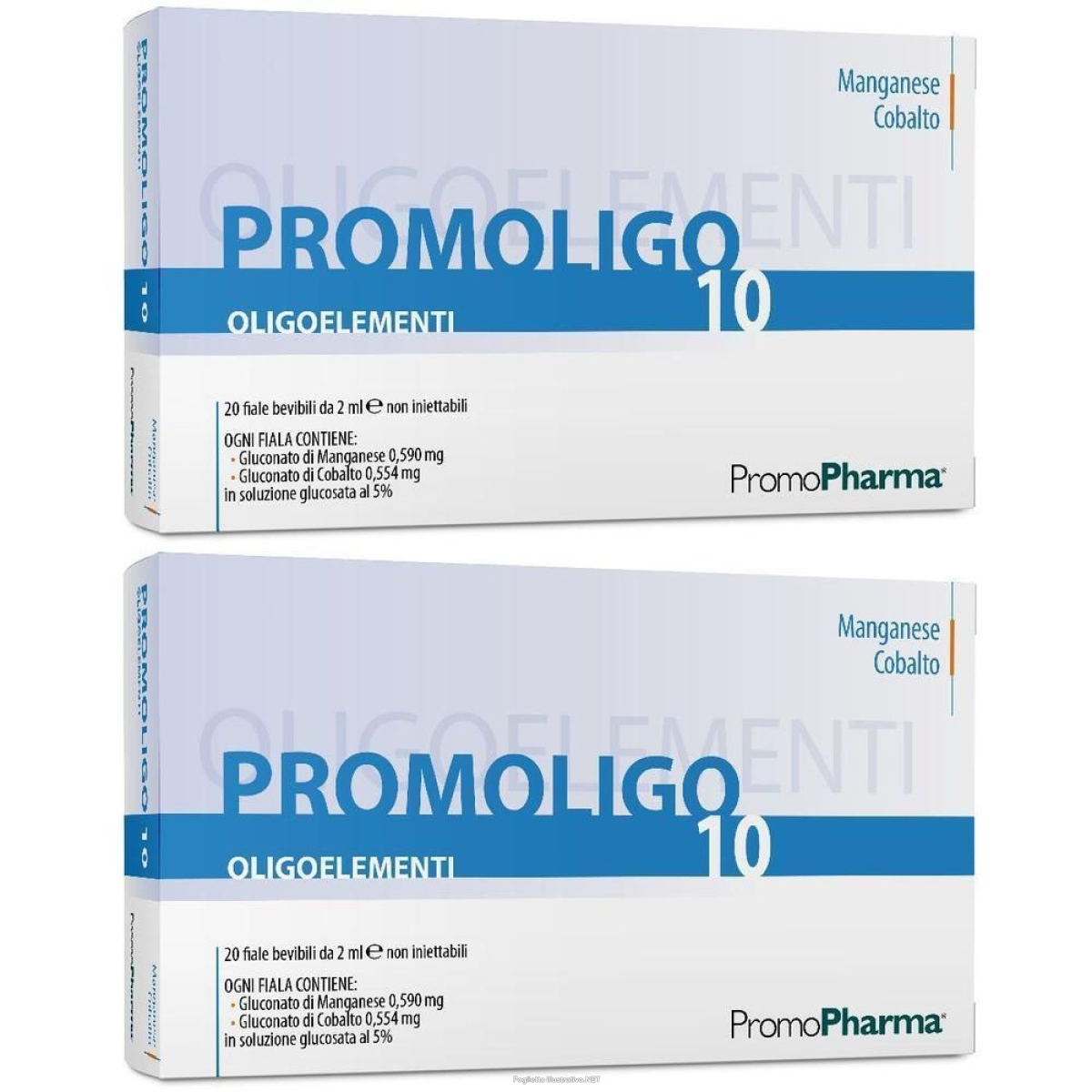 Cerca Offerte di promopharma® promoligo 10 manganese/cobalto oligoelementi 2x20x2 ml fl e acquista online