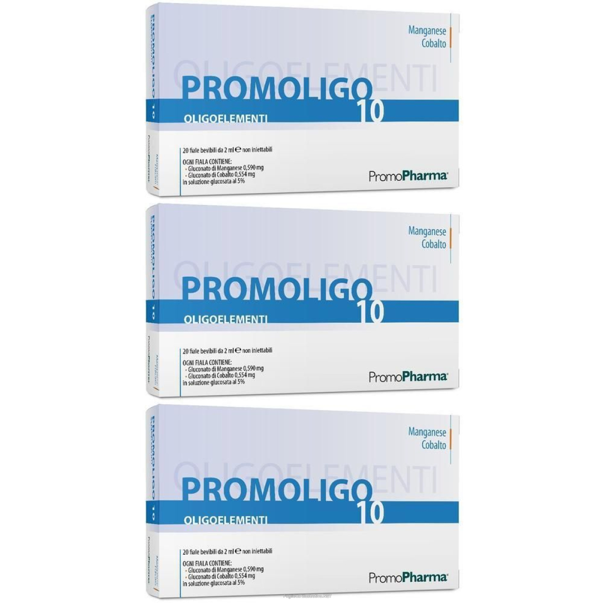 Cerca Offerte di promopharma® promoligo 10 manganese/cobalto oligoelementi 3x20x2 ml fl e acquista online