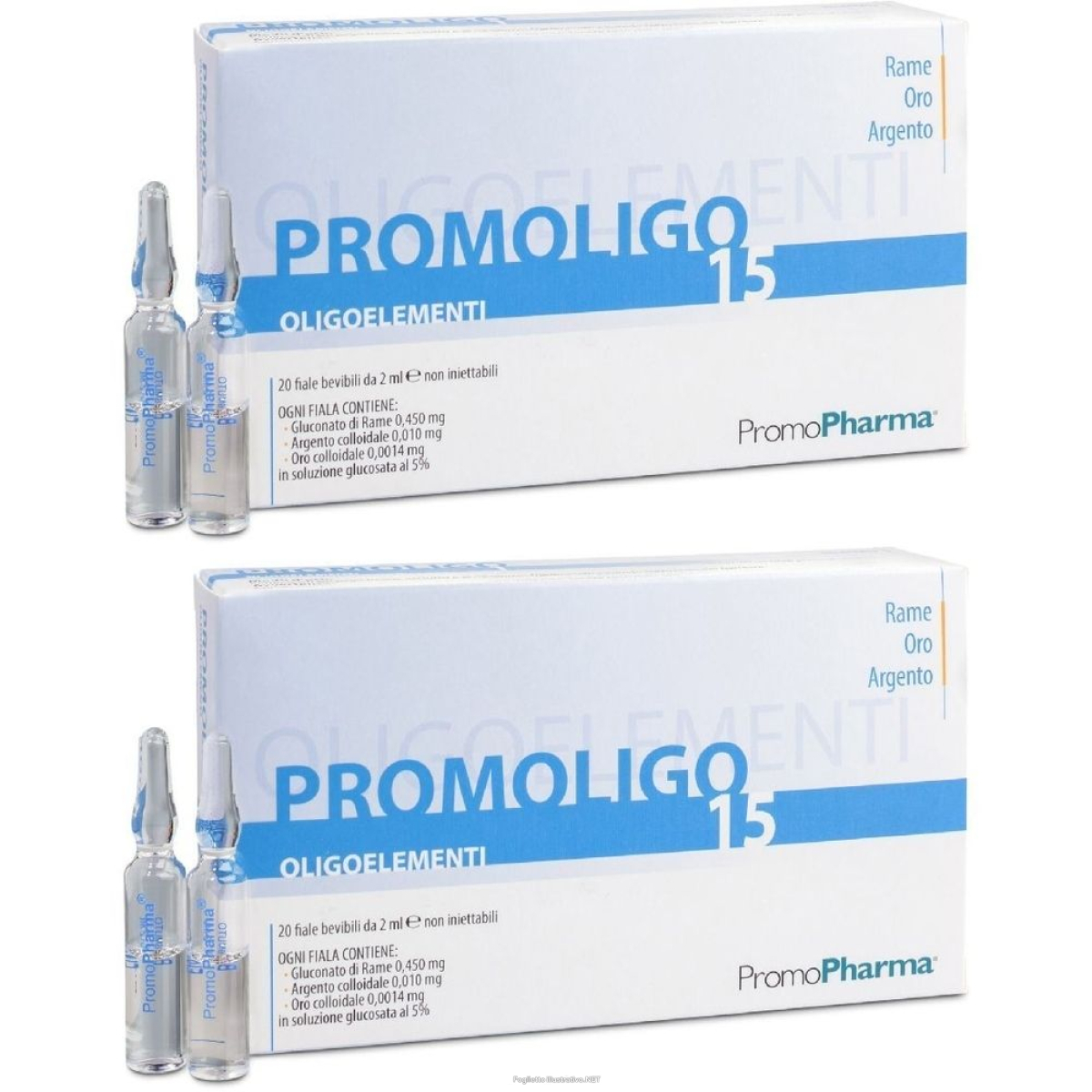 Cerca Offerte di promopharma® promoligo 15 rame/oro/argento oligoelementi set da 2 ml e acquista online
