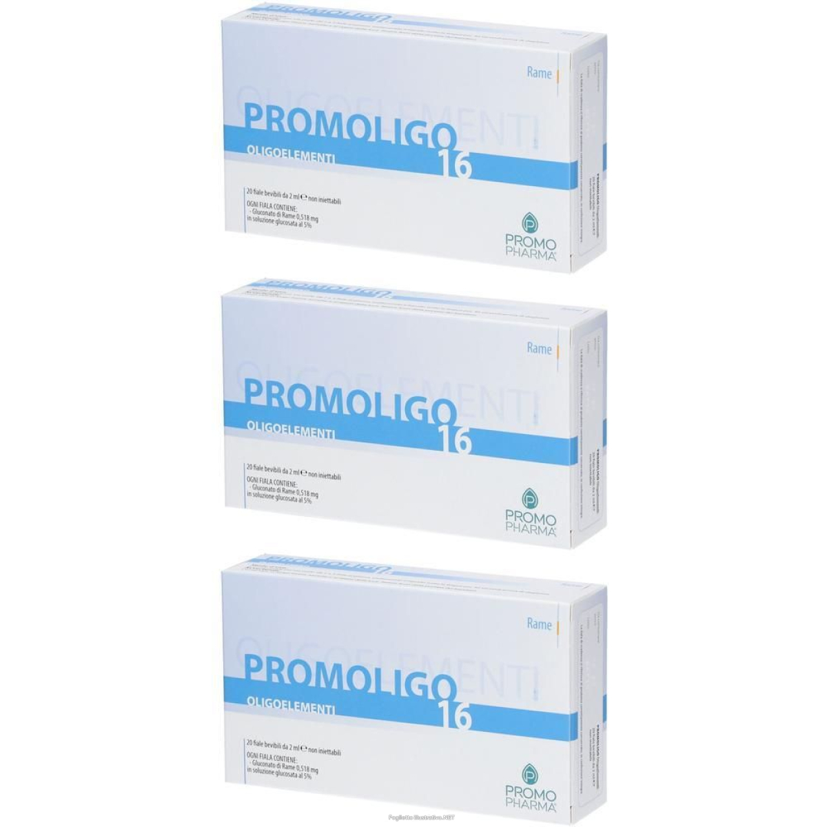 Cerca Offerte di promopharma® promoligo 16 rame oligoelementi 3x20x2 ml fiale e acquista online