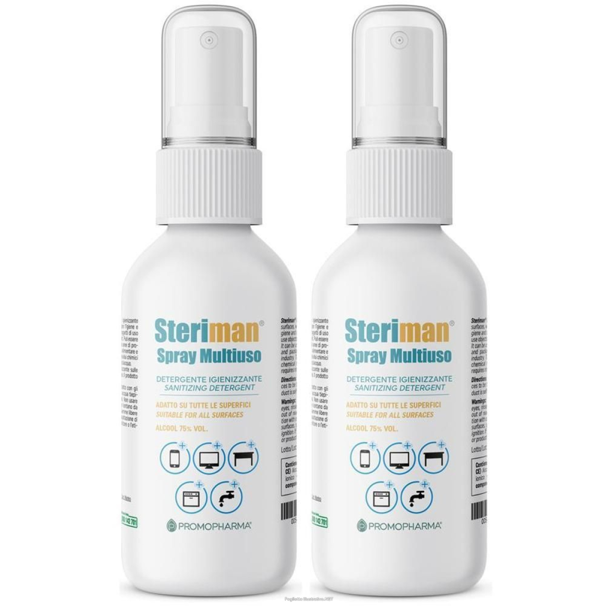 Cerca Offerte di promopharma steriman spray multiuso superfici 100 ml e acquista online