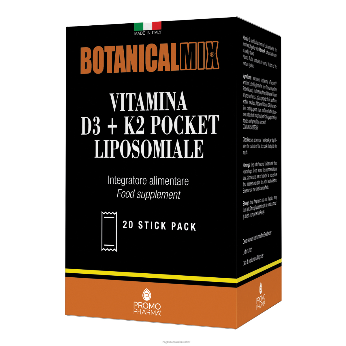 Cerca Offerte di promopharma vitamina d3 + k2 pocket liposomiale stick orali 30 g e acquista online