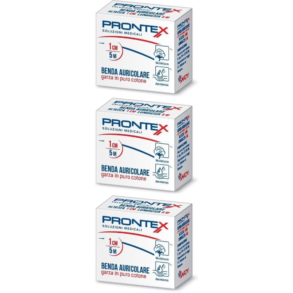 Cerca Offerte di Prontex benda auricolare 1 cm 3x1 st e acquista online