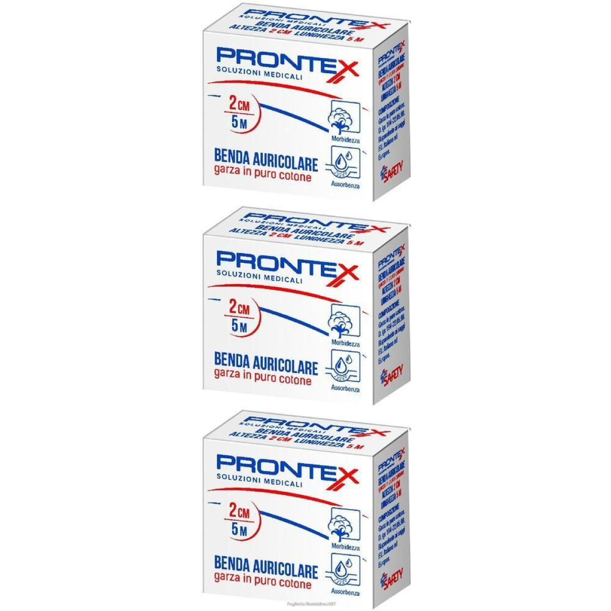 Cerca Offerte di prontex benda auricolare 2 cm 3x1 st e acquista online