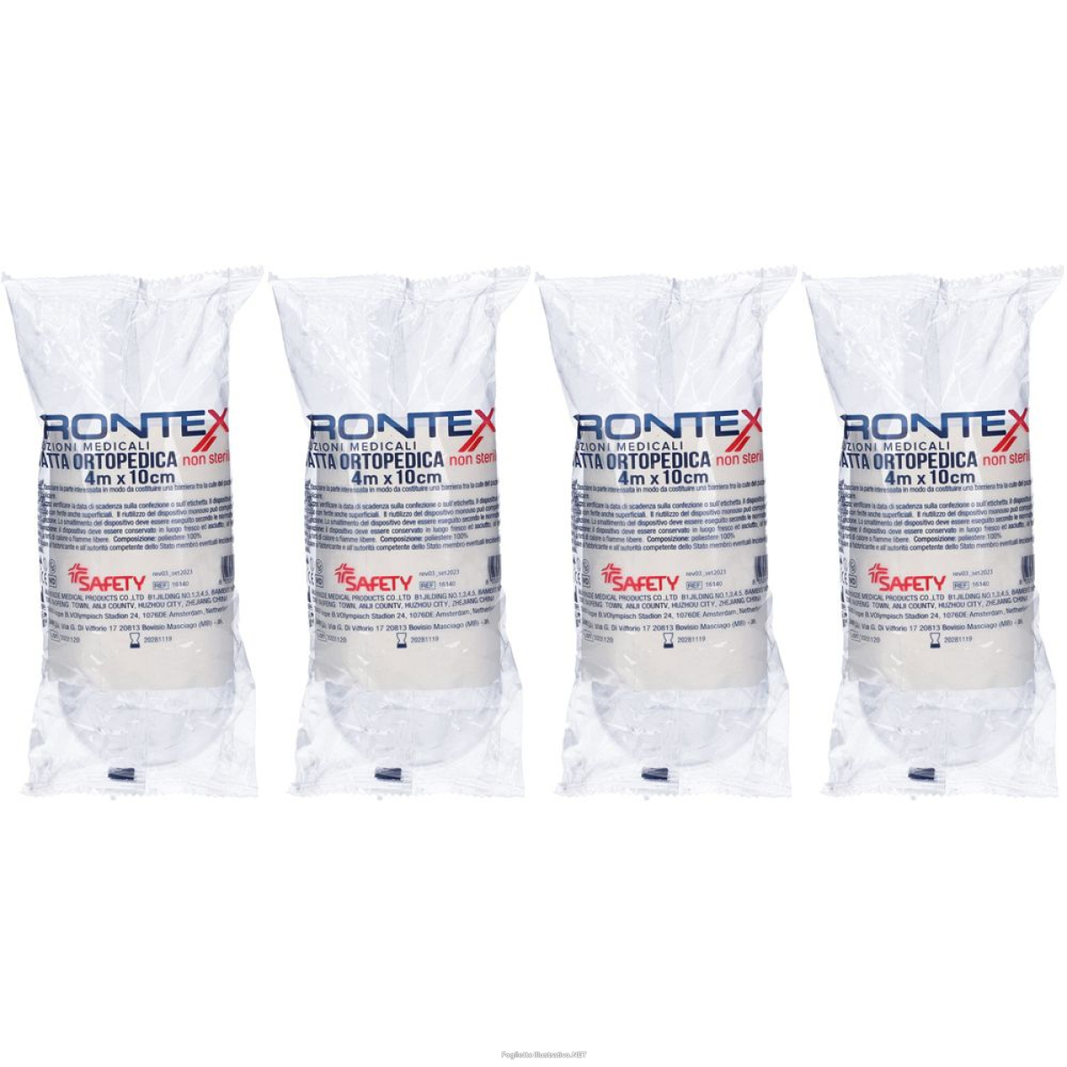 Cerca Offerte di prontex benda cotone di germania 10cm x 3m set da 4 4x1 pz assorbenti e acquista online