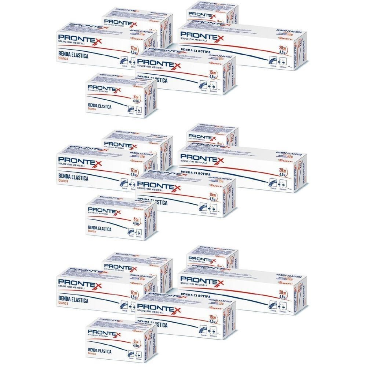 Cerca Offerte di Prontex benda elastica bianca 450x8cm 3x1 st e acquista online