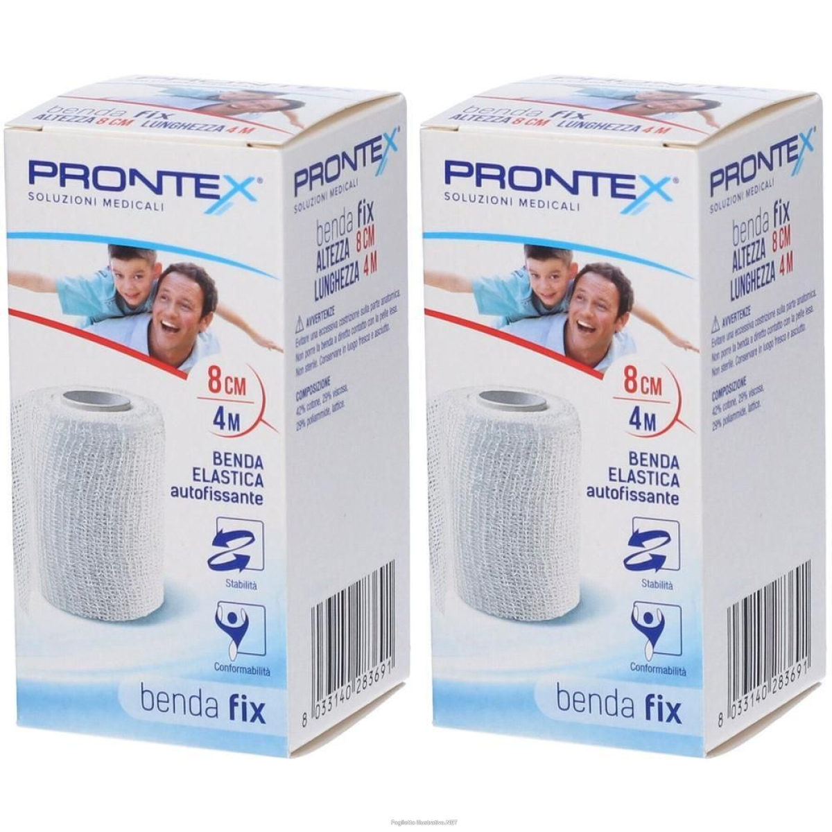 Cerca Offerte di prontex benda fix elastica autofissante 4 m x 8 cm 2x1 pz in gar e acquista online