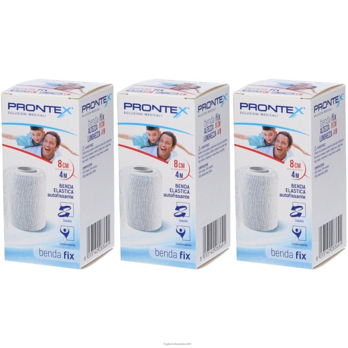 Cerca Offerte di prontex benda fix elastica autofissante 4 m x 8 cm 3x1 pz in gar e acquista online
