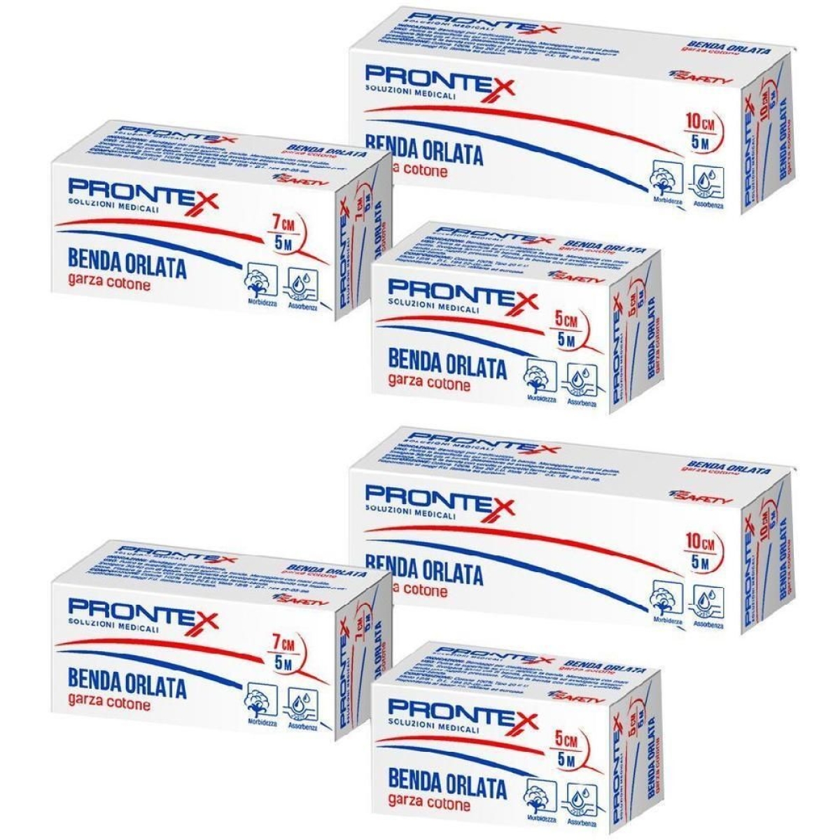 Cerca Offerte di Prontex benda orlata 20 fili 5x500cm 2x1 st e acquista online