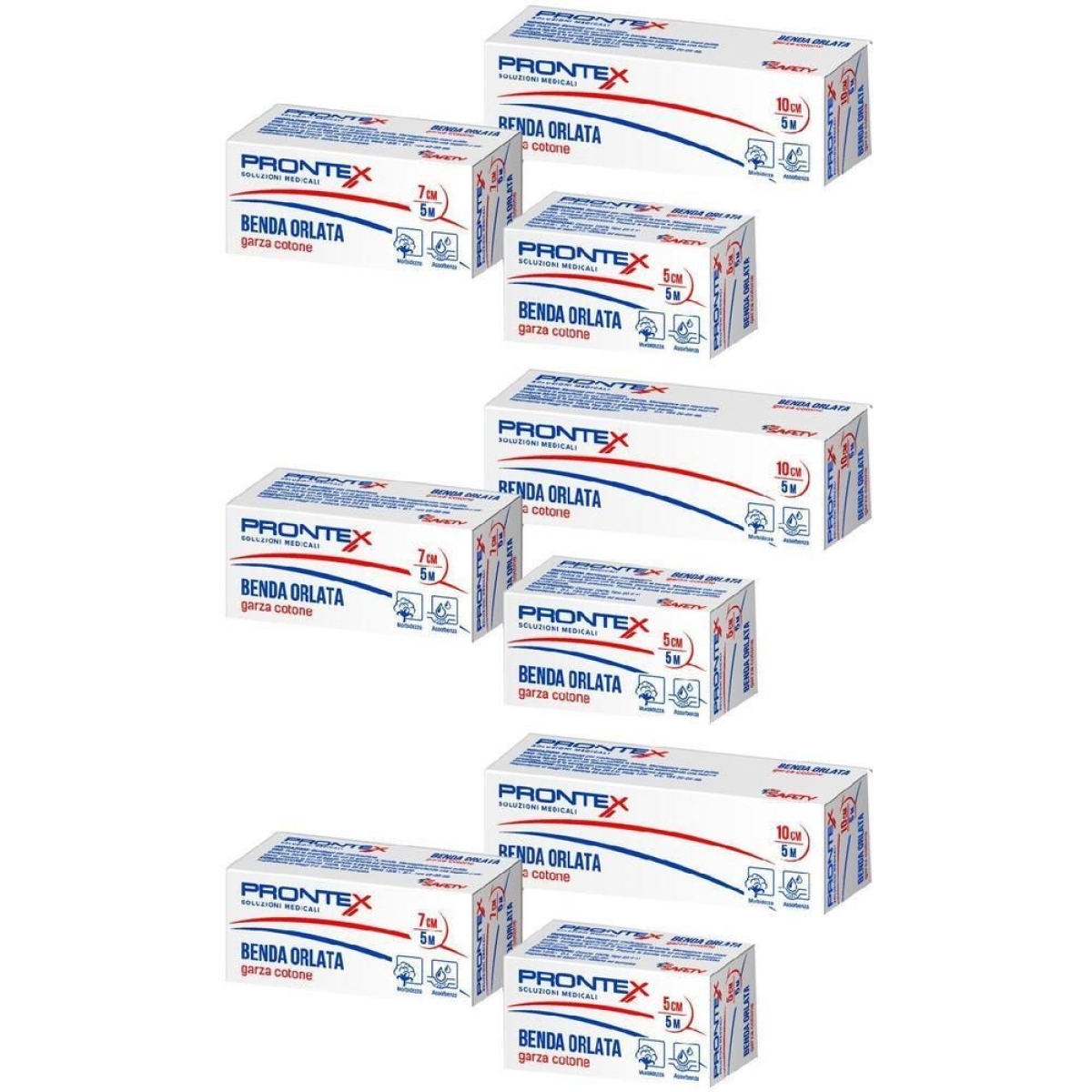 Cerca Offerte di Prontex benda orlata 20 fili 5x500cm 3x1 st e acquista online