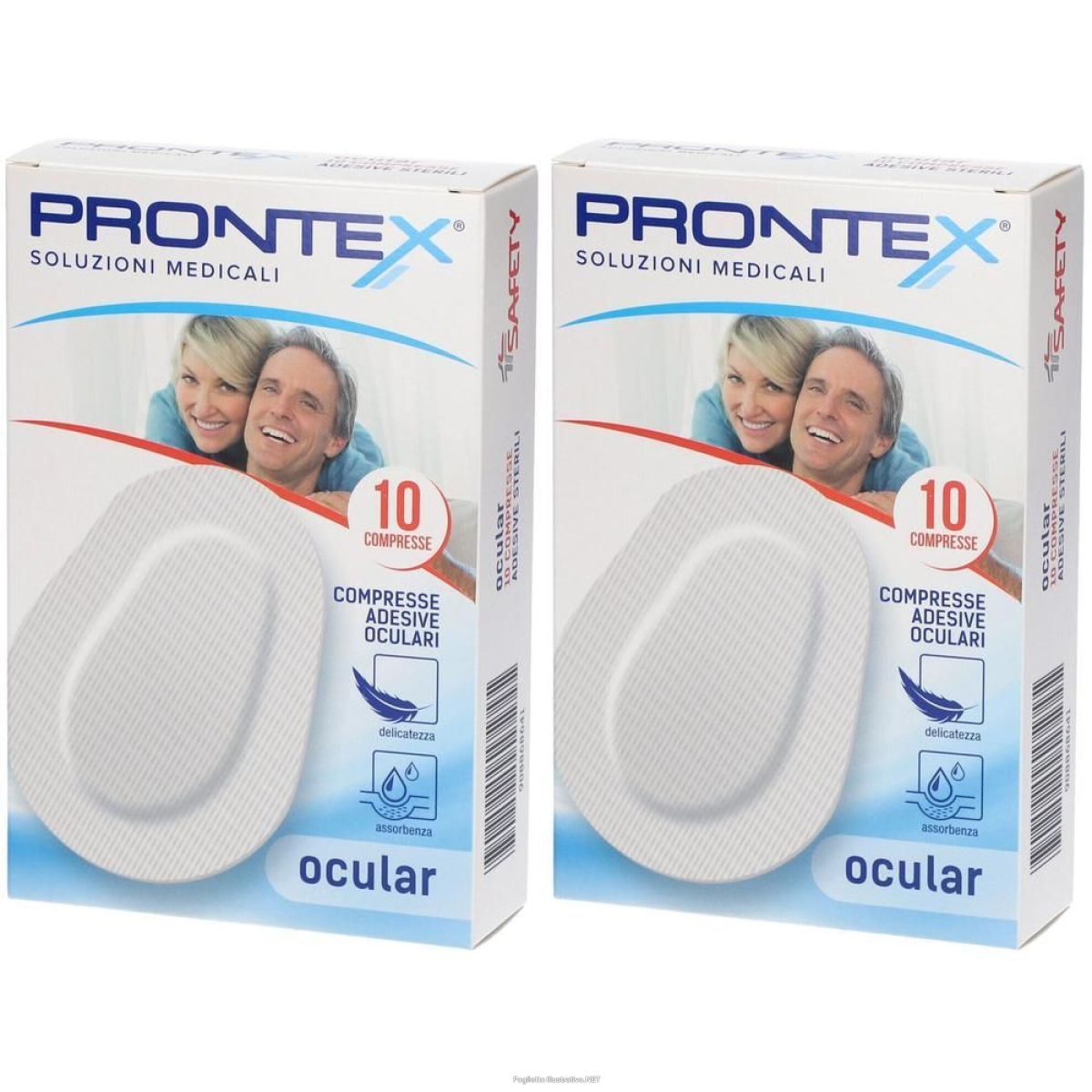 Cerca Offerte di prontex ocular 5,7 cm x 8,2 2x10 pz compresse e acquista online