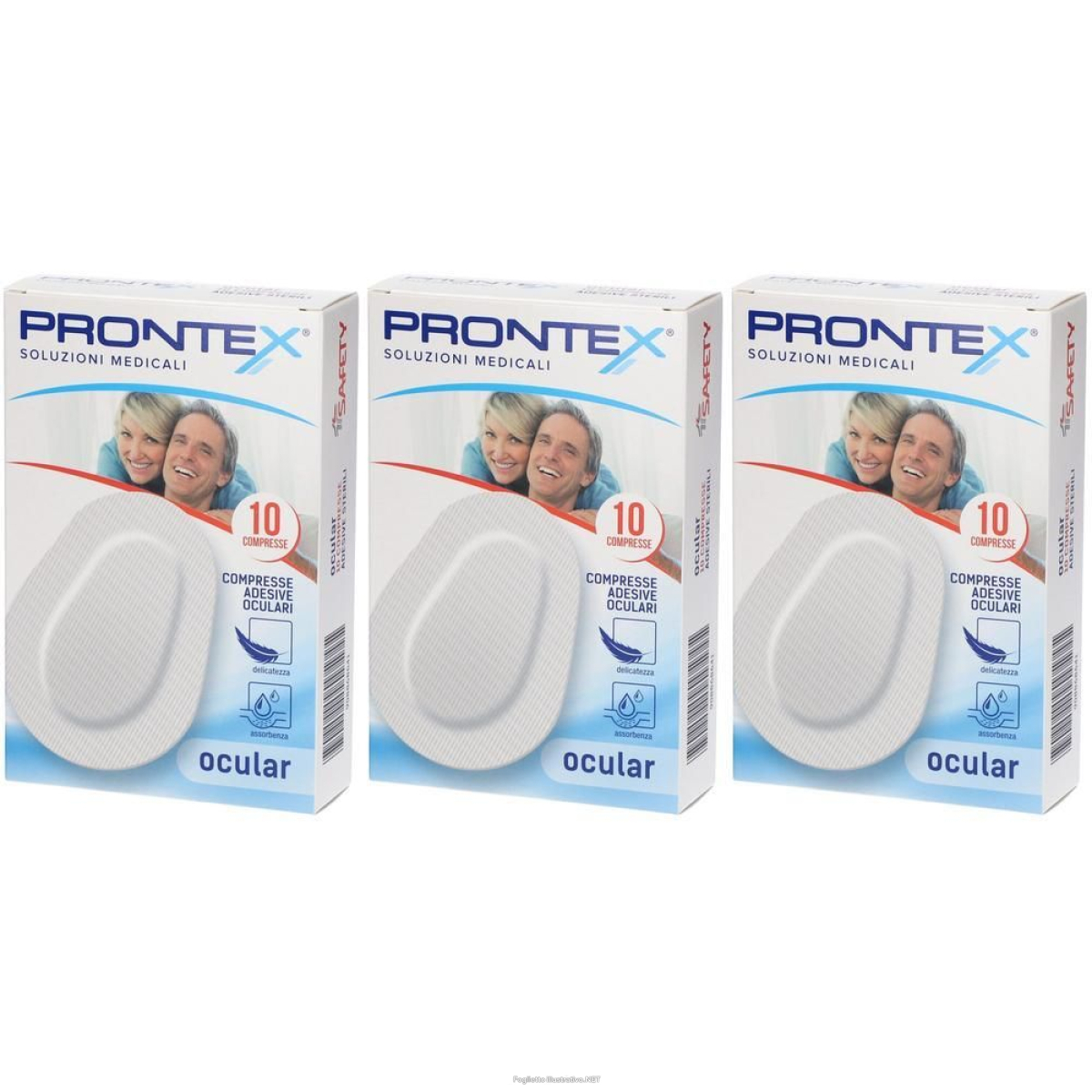 Cerca Offerte di prontex ocular 5,7 cm x 8,2 3x10 pz compresse e acquista online