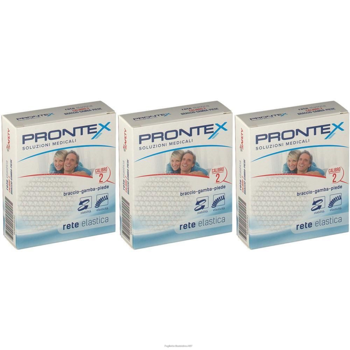Cerca Offerte di prontex rete elastica calibro 2 braccio, gamba, piede 3x1 pz bendaggio e acquista online
