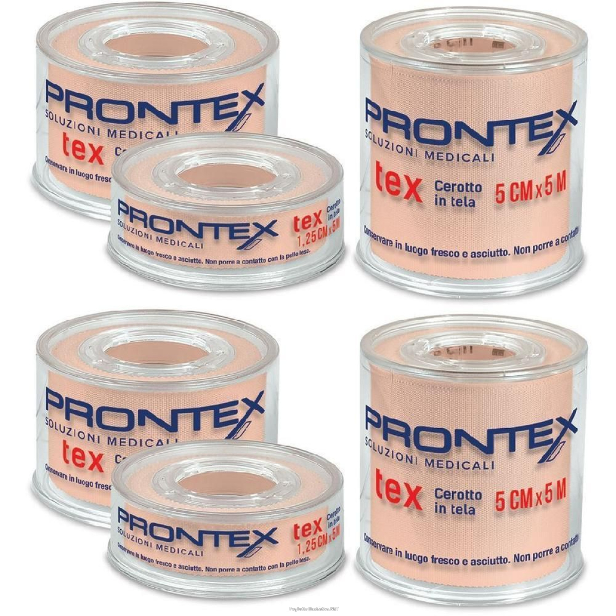 Cerca Offerte di prontex tex cerotto tela rosa a rocchetto 2,5 cm x 5 m 2x1 pz e acquista online