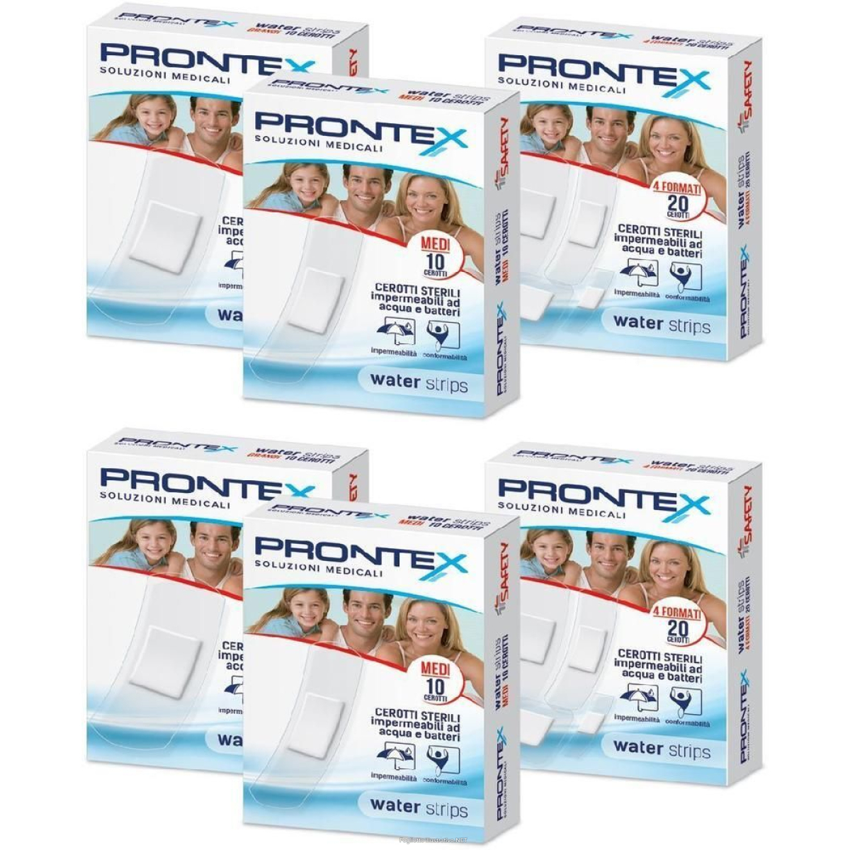 Cerca Offerte di prontex water strips cerotti impermeabili formato medio 2x10 pz cerott e acquista online