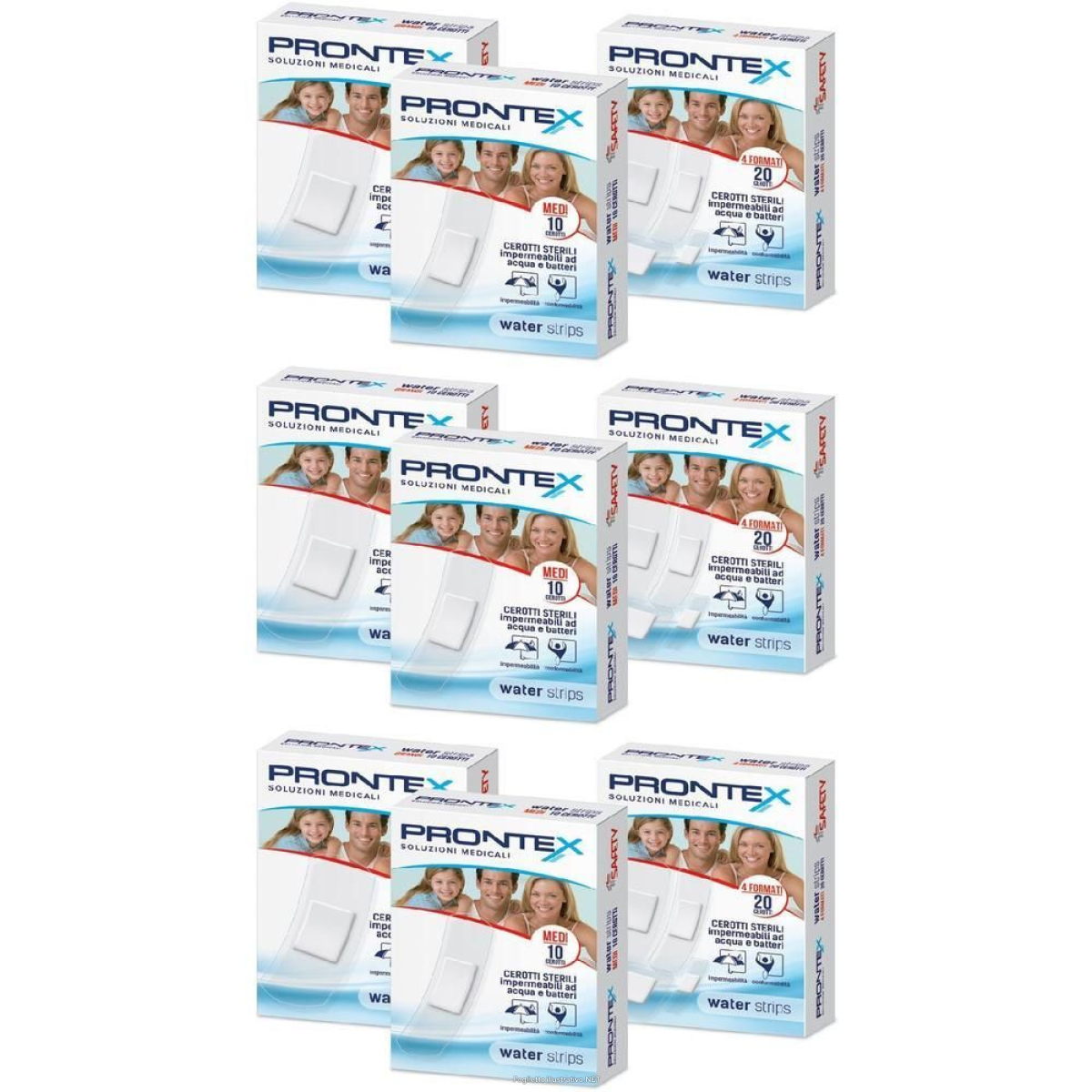 Cerca Offerte di prontex water strips cerotti impermeabili formato medio 3x10 pz cerott e acquista online