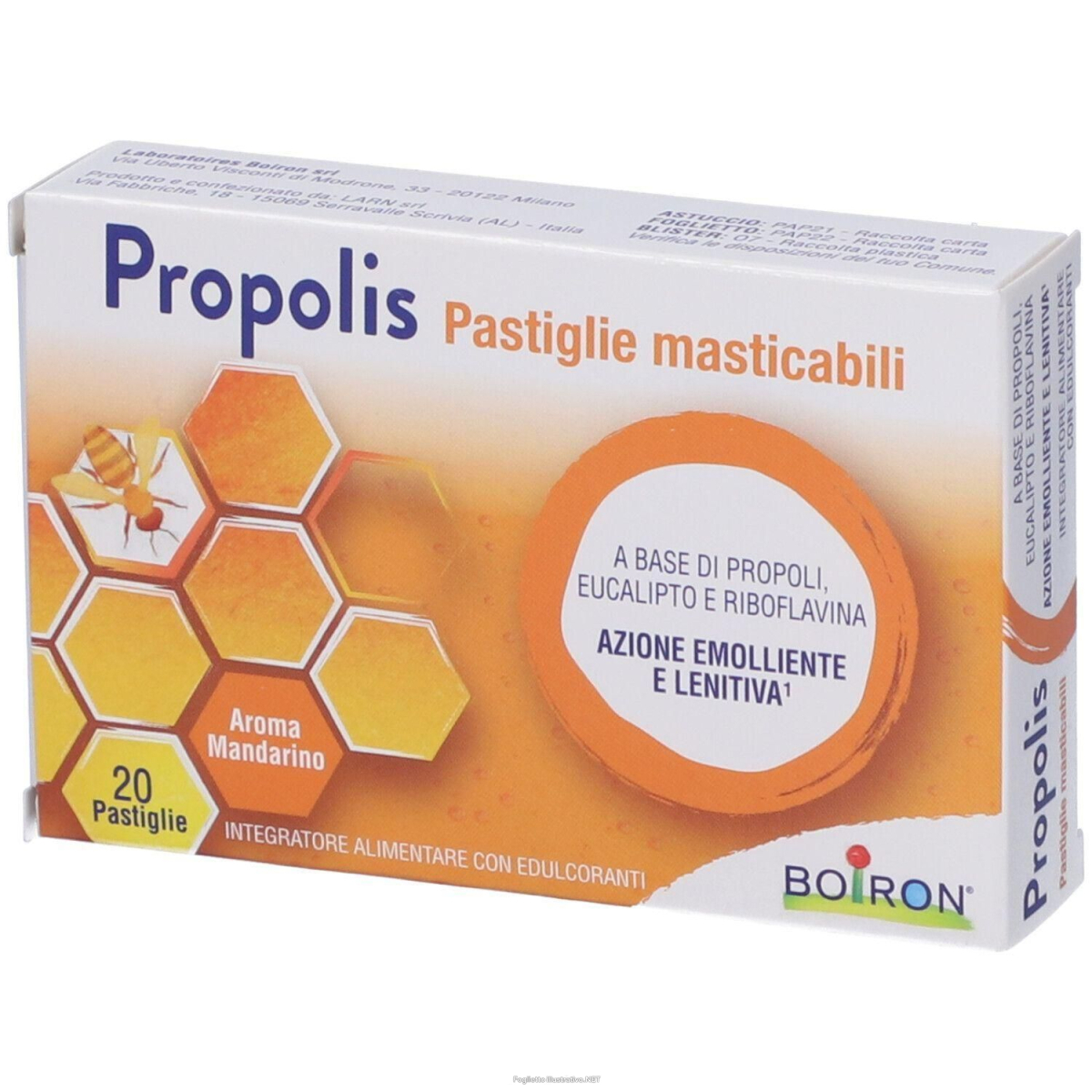 Cerca Offerte di Propolis Pastiglie Masticabili Aroma Mandarino 4x20 g e acquista online