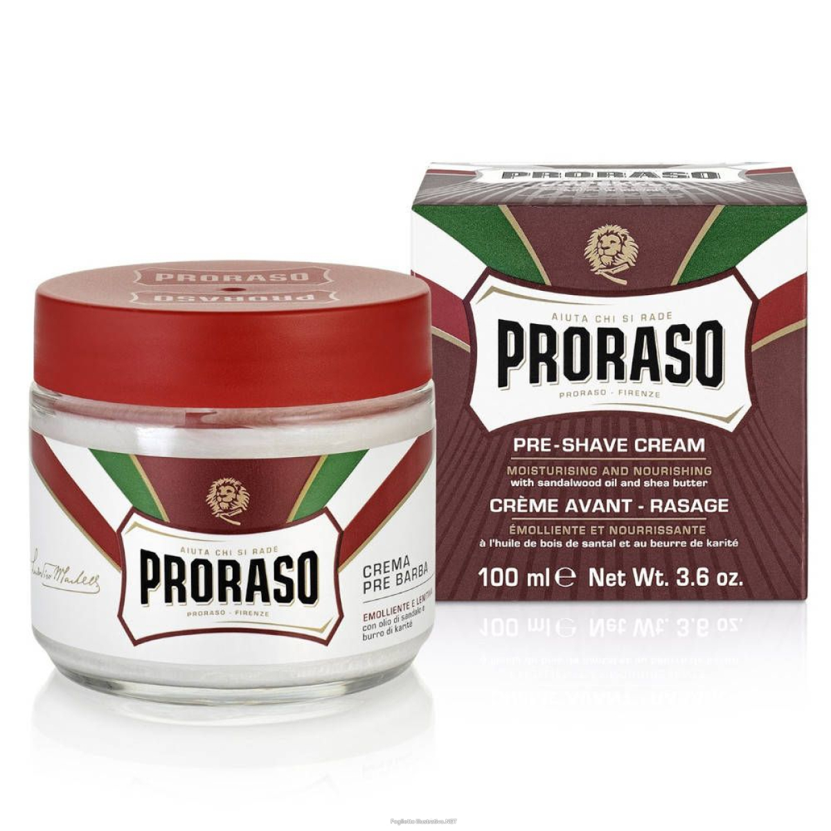 Cerca Offerte di proraso crema pre barba olio di sandalo e burro karité 100 ml e acquista online