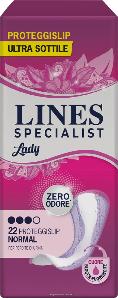 Cerca Offerte di proteggislip per incontinenza urinaria lines specialist lady light normal ultra sottile 22 pezzi e acquista online