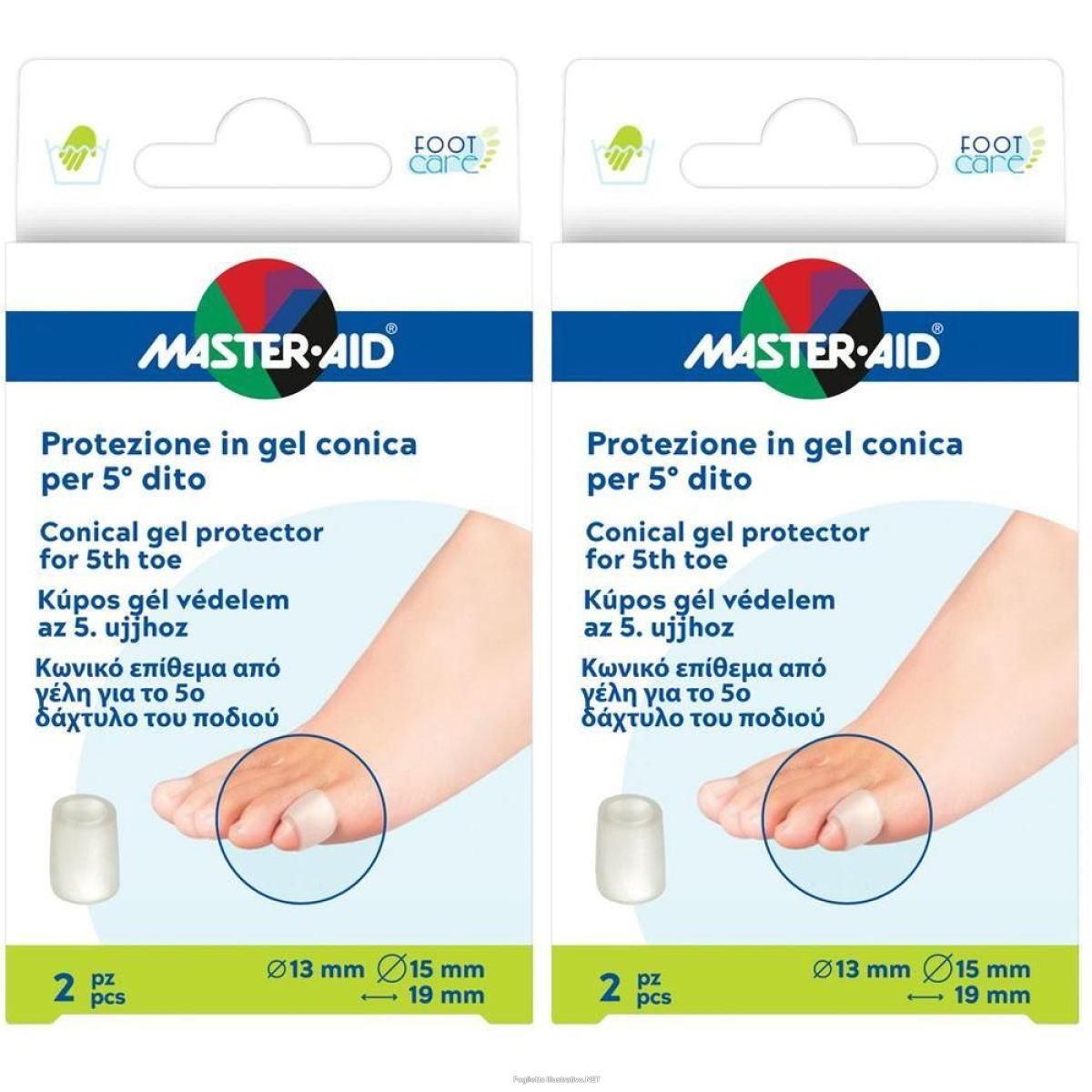 Cerca Offerte di protezione conica master-aid footcare 5 dito 2 pezzi c3 2x2 st e acquista online