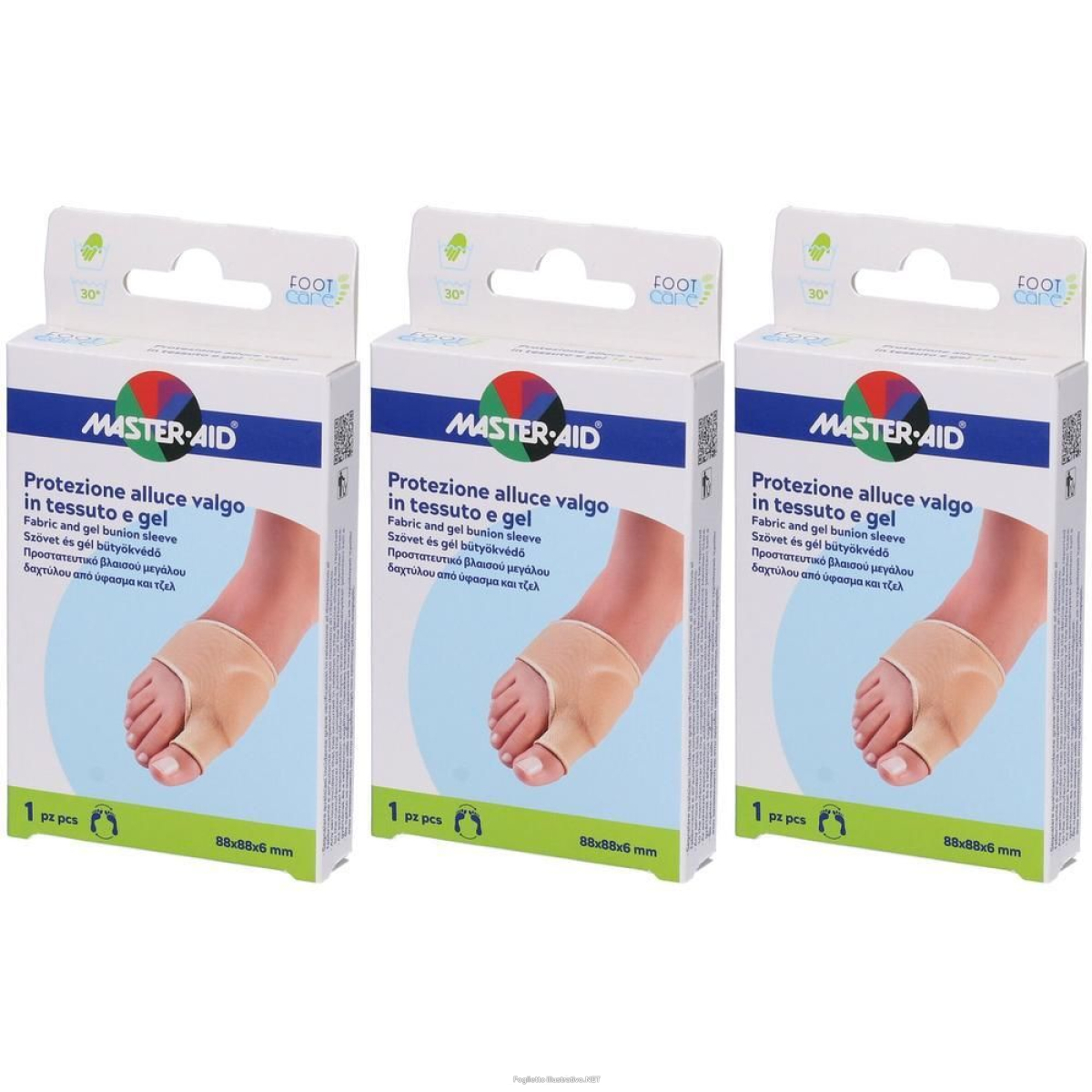 Cerca Offerte di protezione in gel e tessuto master-aid footcare per alluce valgo 1 pez e acquista online