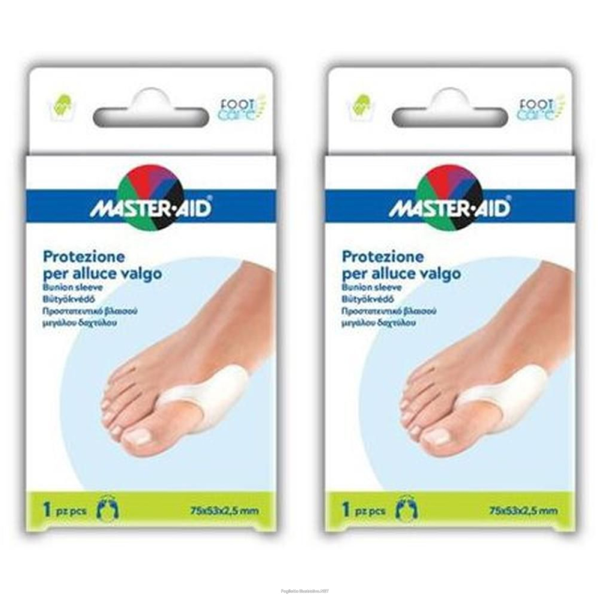 Cerca Offerte di protezione in gel master-aid footcare per alluce valgo 1 pezzo d6 st e acquista online
