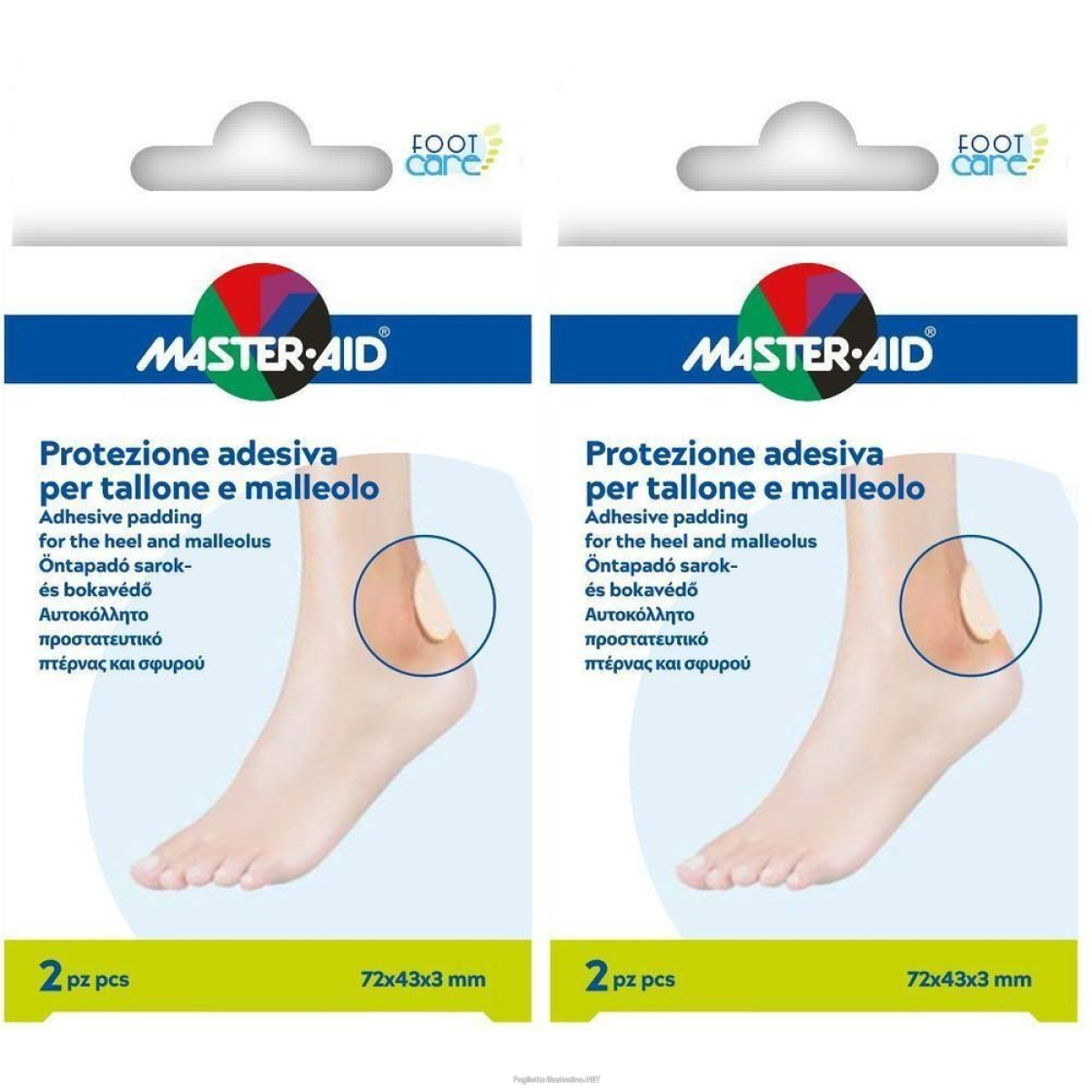 Cerca Offerte di protezione tallone/malleolo master-aid footcare 2x2 st e acquista online