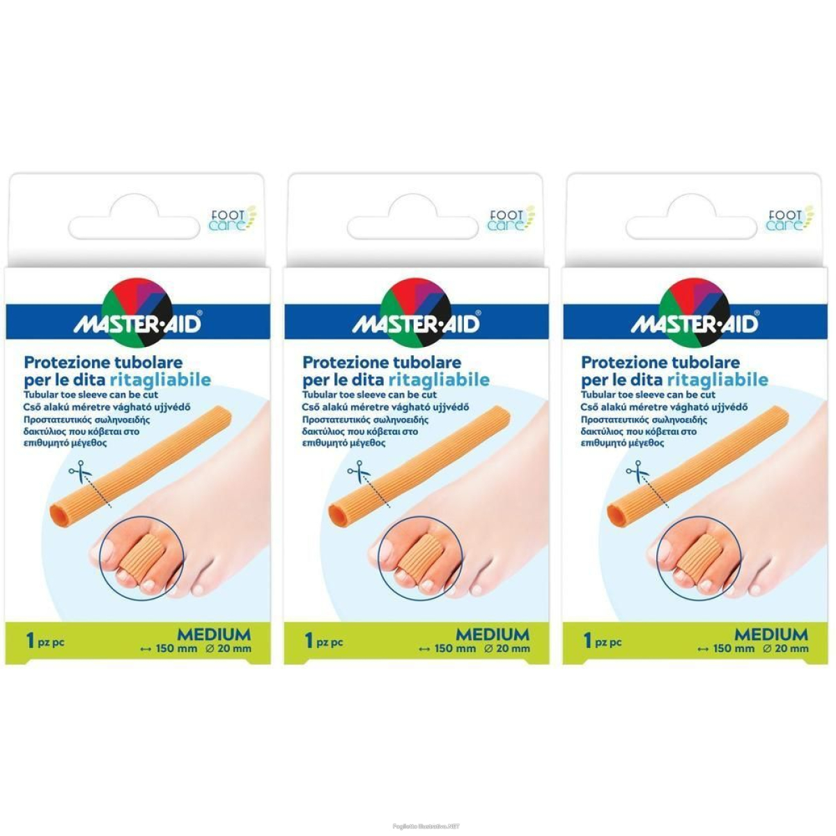 Cerca Offerte di protezione tubolare master-aid footcare ritagliabile 15 cm 20 mm mediu e acquista online