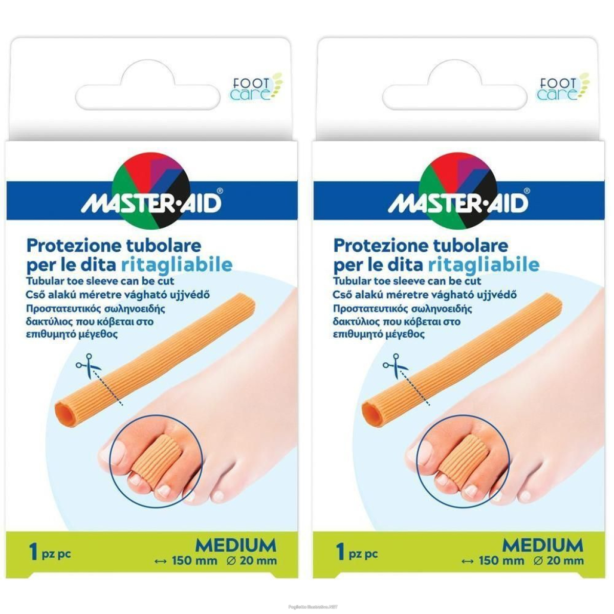 Cerca Offerte di protezione tubolare master-aid footcare ritagliabile 15 cm 20 mm mediu e acquista online