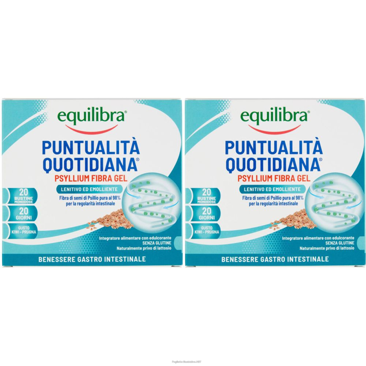 Cerca Offerte di psyllium fibra-gel equilibra® set da 2 2x86 g granuli e acquista online