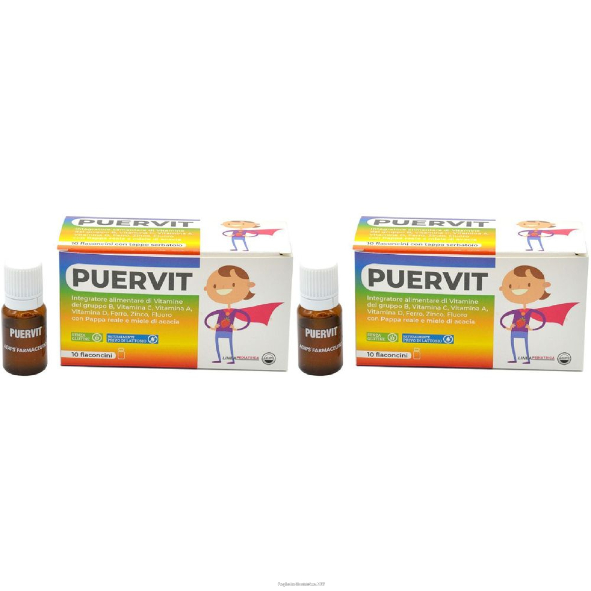 Cerca Offerte di puervit set da 2 2x10x10 ml flaconcini bevibili e acquista online
