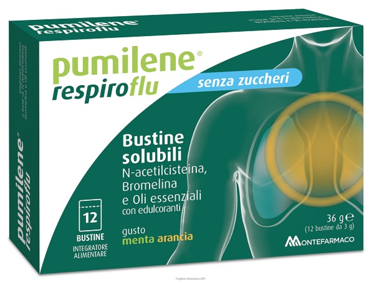 Cerca Offerte di pumilene respiroflu senza zucchero 12 bustine gusto menta arancia 36 g e acquista online