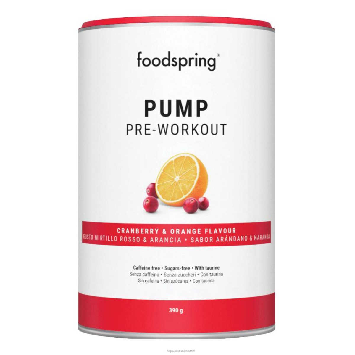 Cerca Offerte di pump pre workout mirtillo rosso & arancia 390 g e acquista online