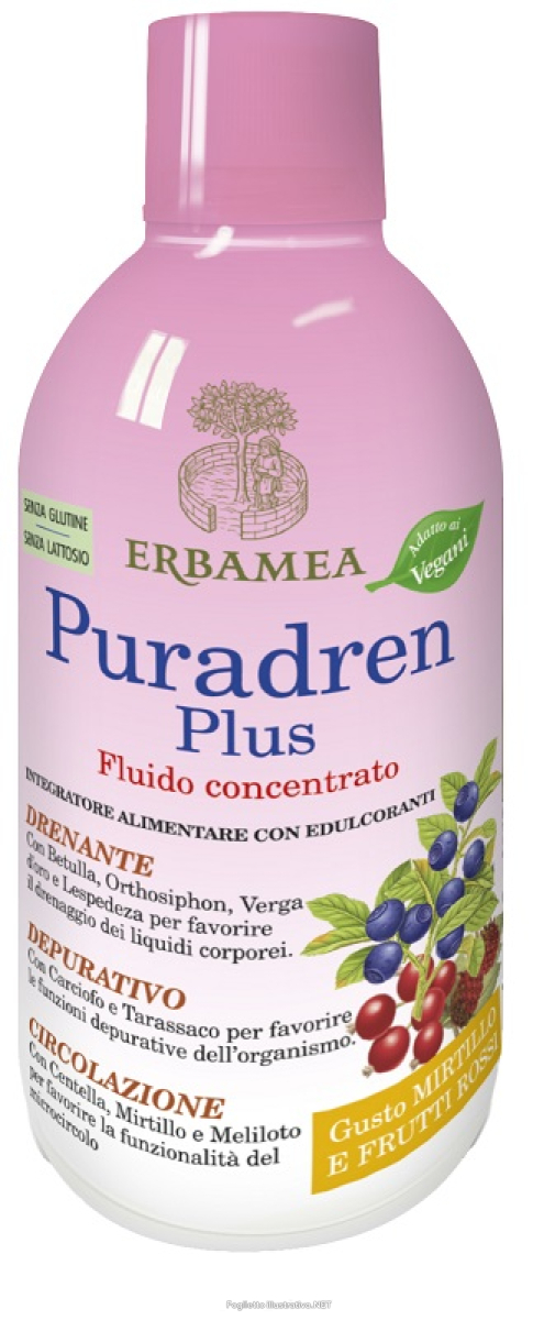 Cerca Offerte di puradren plus mirtillo frutti rossi 500 ml e acquista online